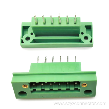 Plug in male socket terminal block